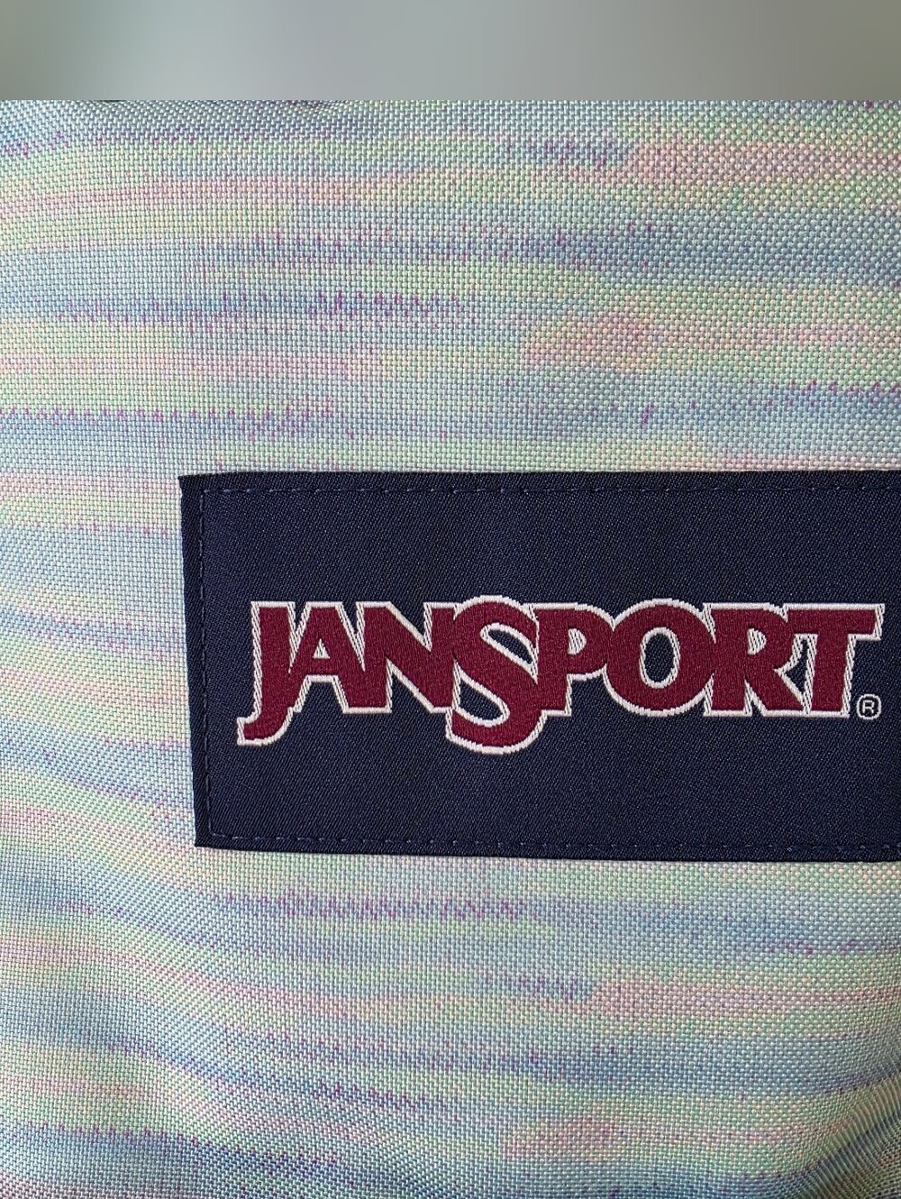 JanSport SuperBreak One Backpack 70's Space Dye Fresh Mint Colorway - Picture 2 of 8